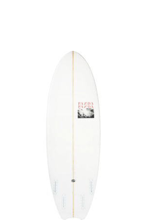 Shapers-Club- Une planche de surf blanche sur fond blanc. -surfshop-surfboard