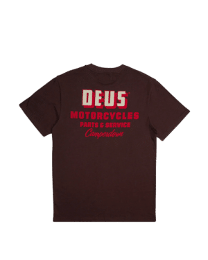 Shapers-Club- Deus - T-shirt Unchained Tee Choc - marron.