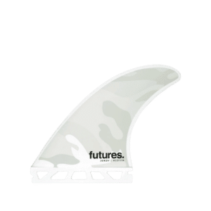 Shapers-Club- Futures à motif camouflage blanc et gris - Jordy Signature - Aileron de planche de surf Thruster avec le logo