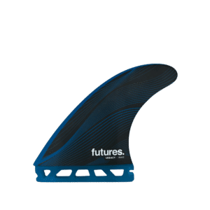 Shapers-Club- Une planche de surf Futures - Legacy series - Honeycomb - Thruster au design bleu et noir. -surfshop-surfboard