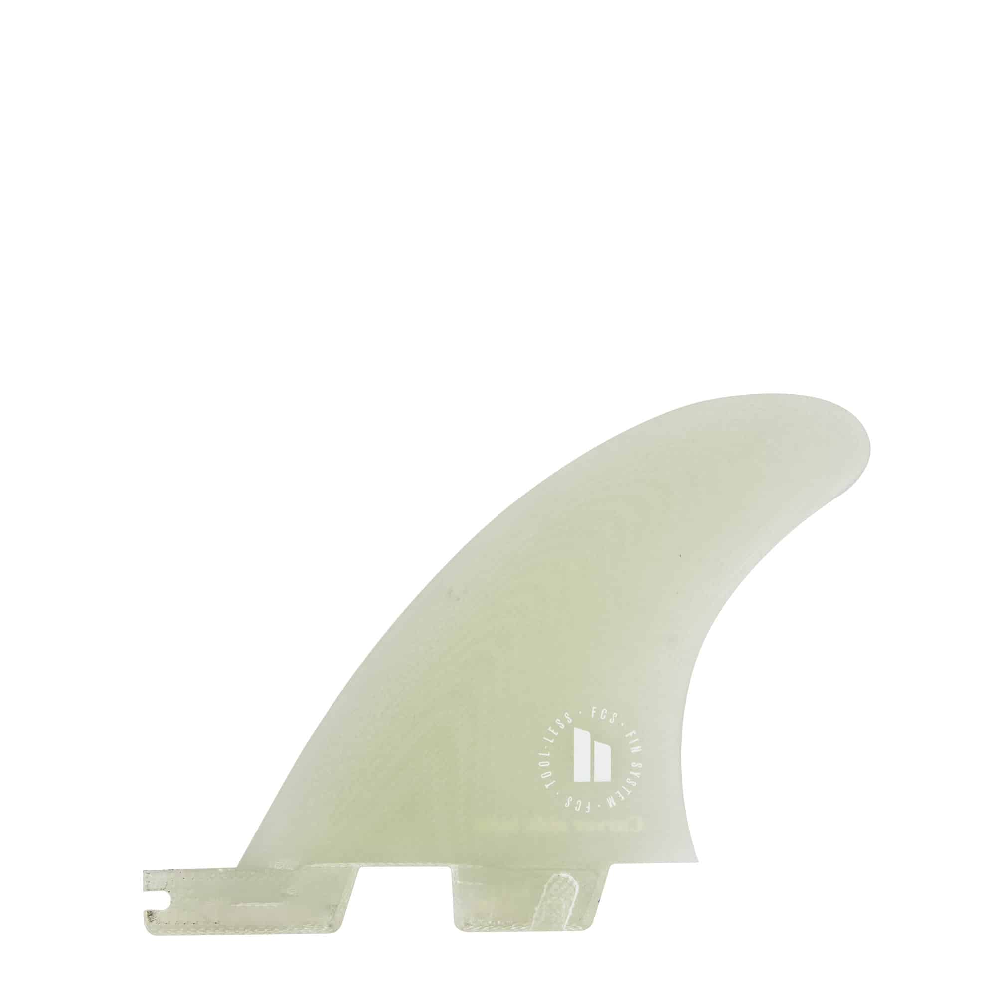 FCS Ⅱ - Carver - Quad side rear byte (performance glass) - White, PG Performance Glass