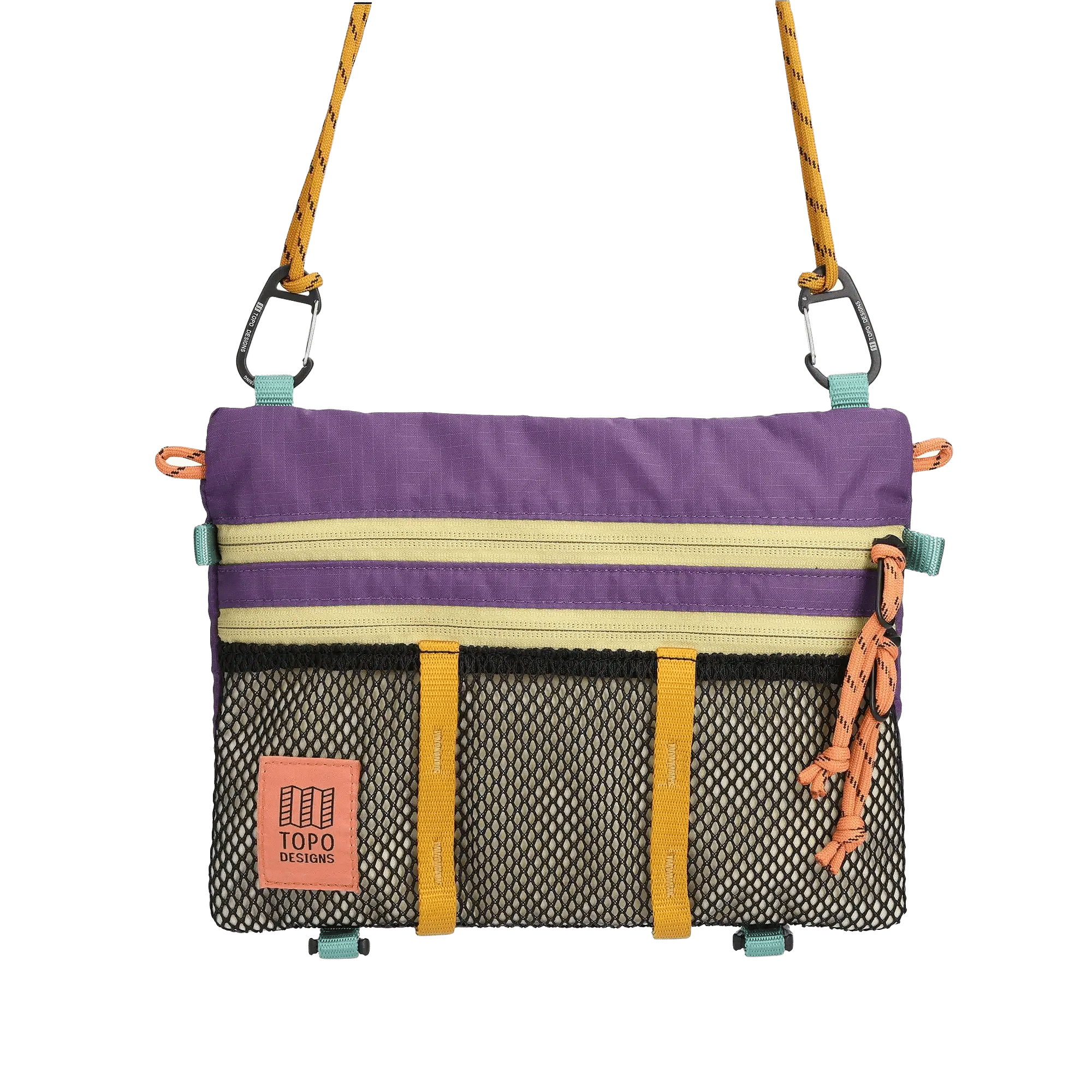 TOPO - Mountain accessory shoulder bag (Loganberry / Bone White) - gallery