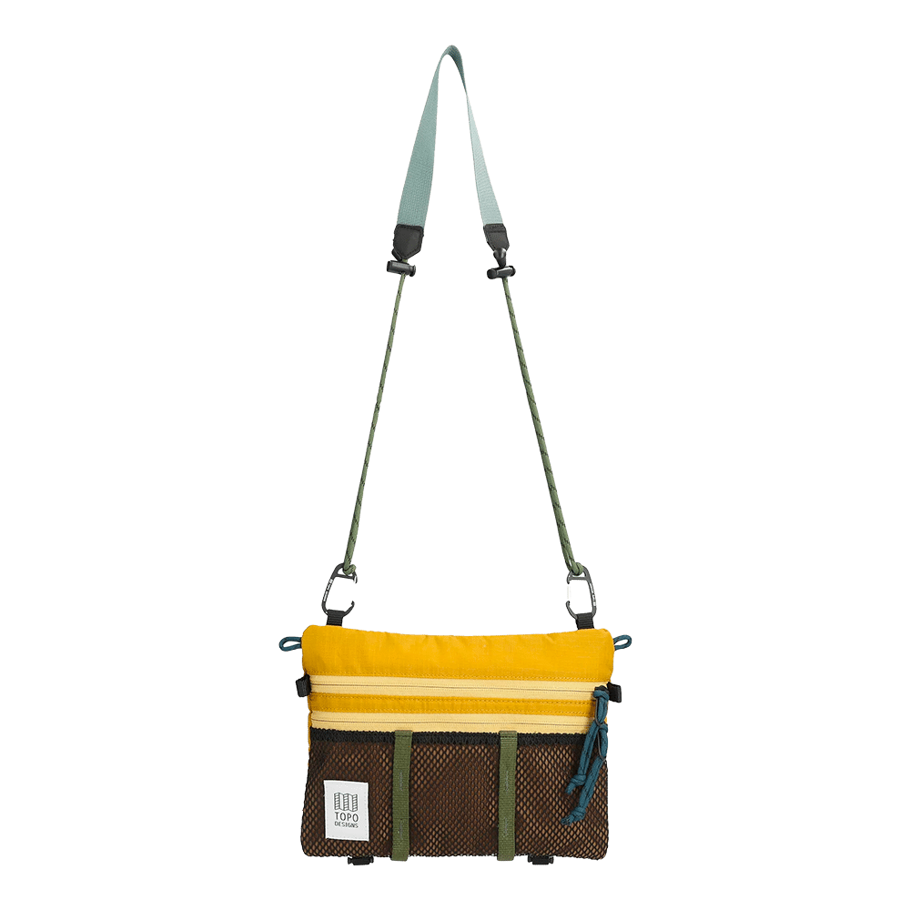 TOPO - Mountain Accessory Shoulder Bag - Mustard / Dark Khaki - gallery