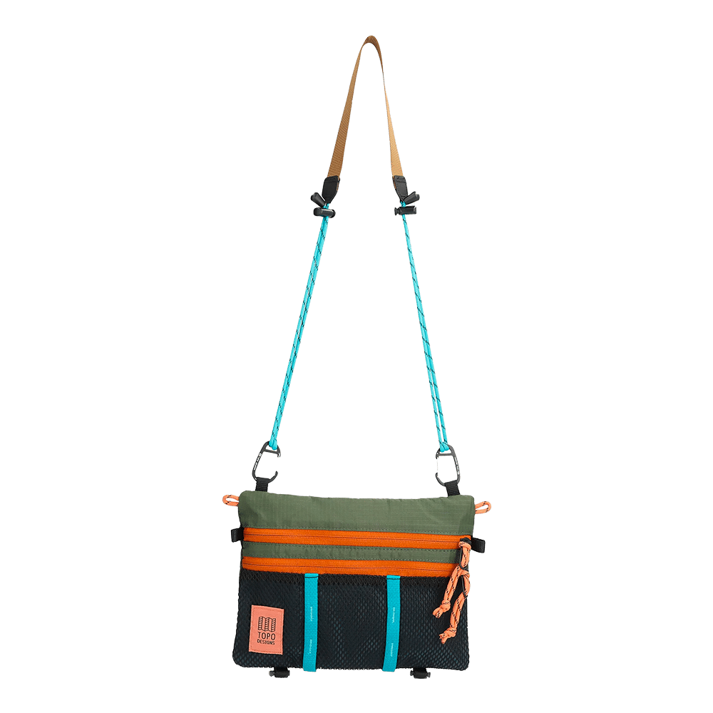 TOPO - Mountain Accessory Shoulder Bag - Olive / Pond Blue - gallery
