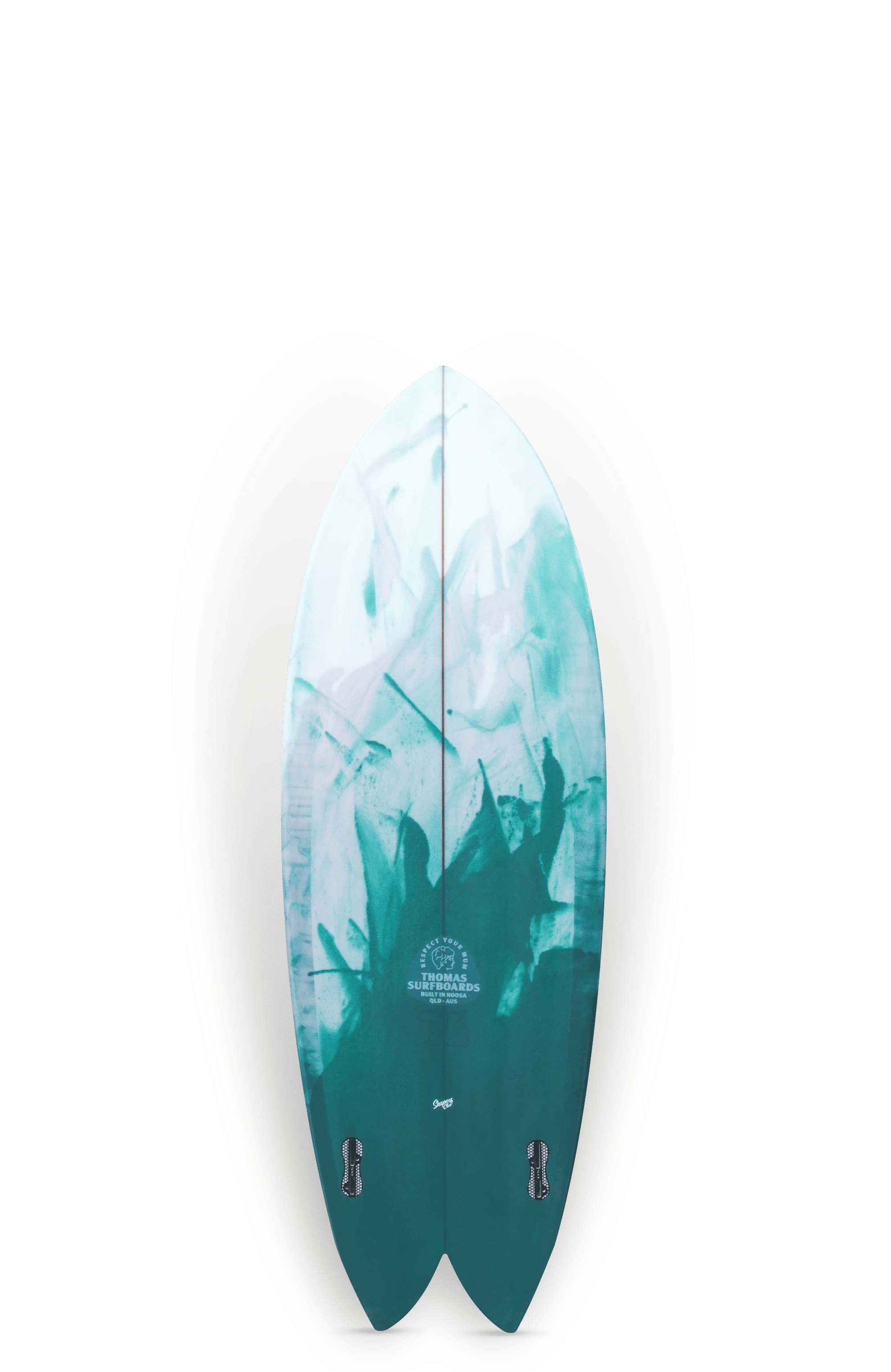 Twin fish - 5'3'' x 20 1/2'' x 2 3/8'' - gallery