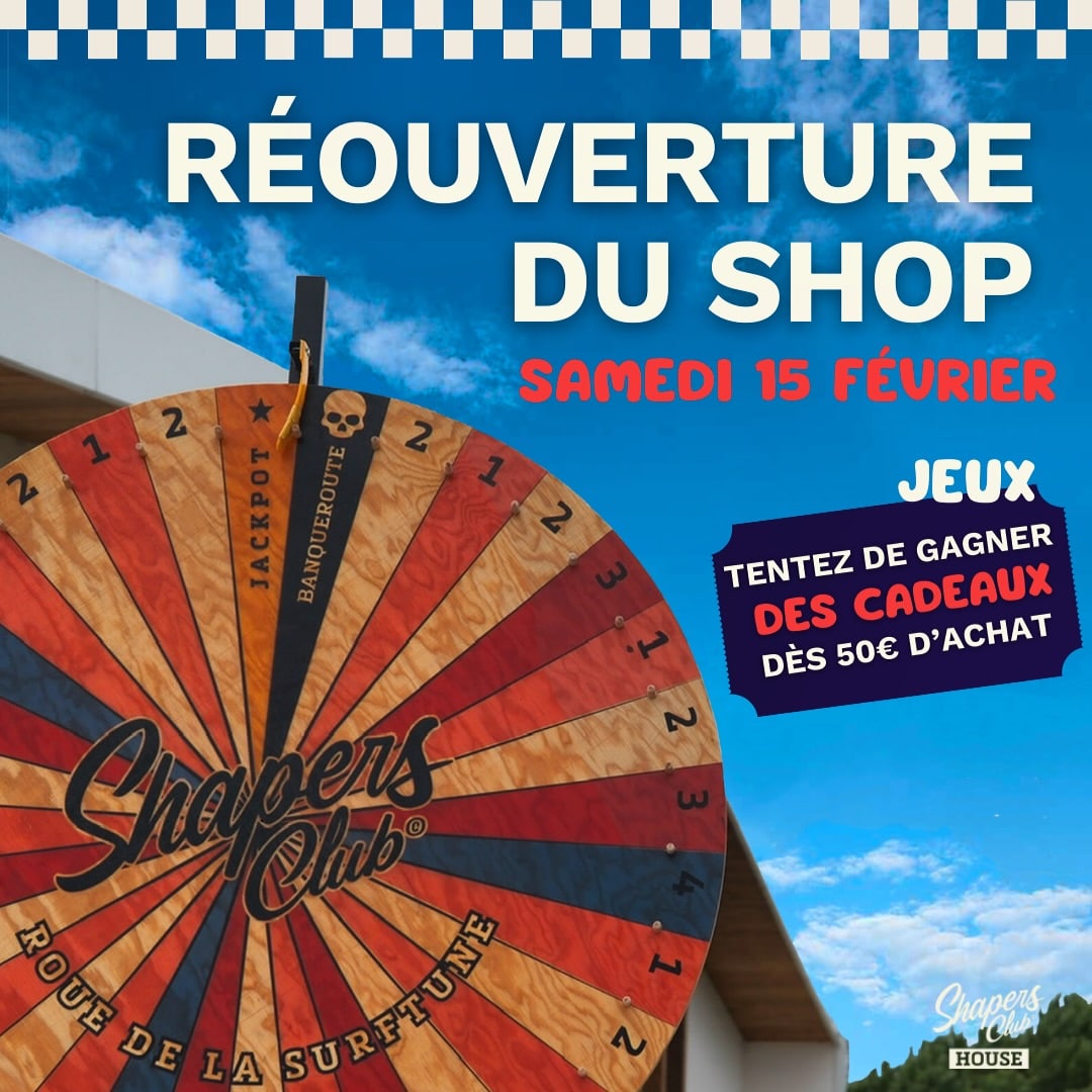 THE SURFSHOP REOPENS & IT'S YOUR LUCKY DAY!