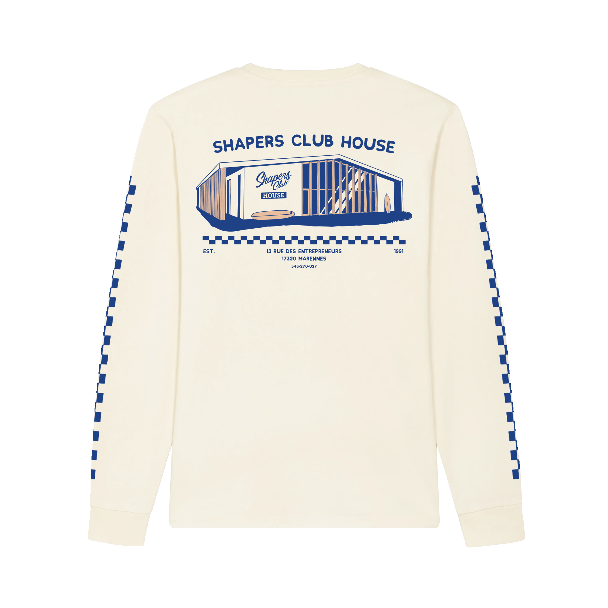 Shapers Club - Long-sleeved T-shirt - The house - gallery