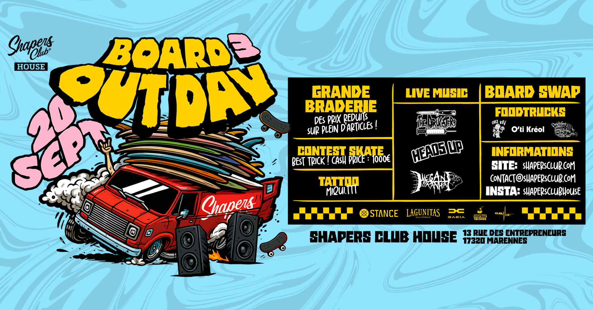 BoardOut Day 3 : braderie surf & streetwear jusqu’à –60 %