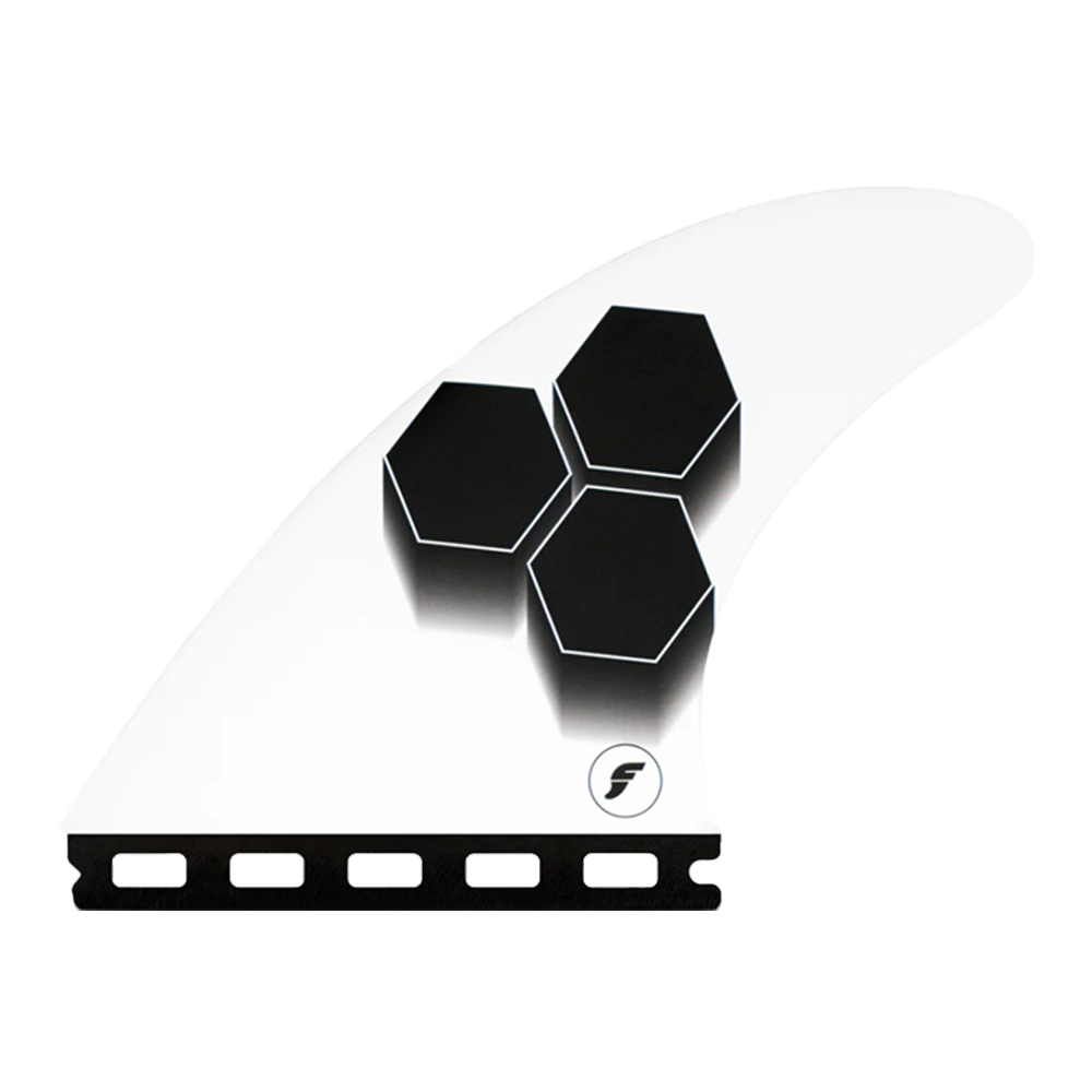 Ailerons thruster Futures - AM2 HC Al Merrick - Noir / Blanc - Large - galerie