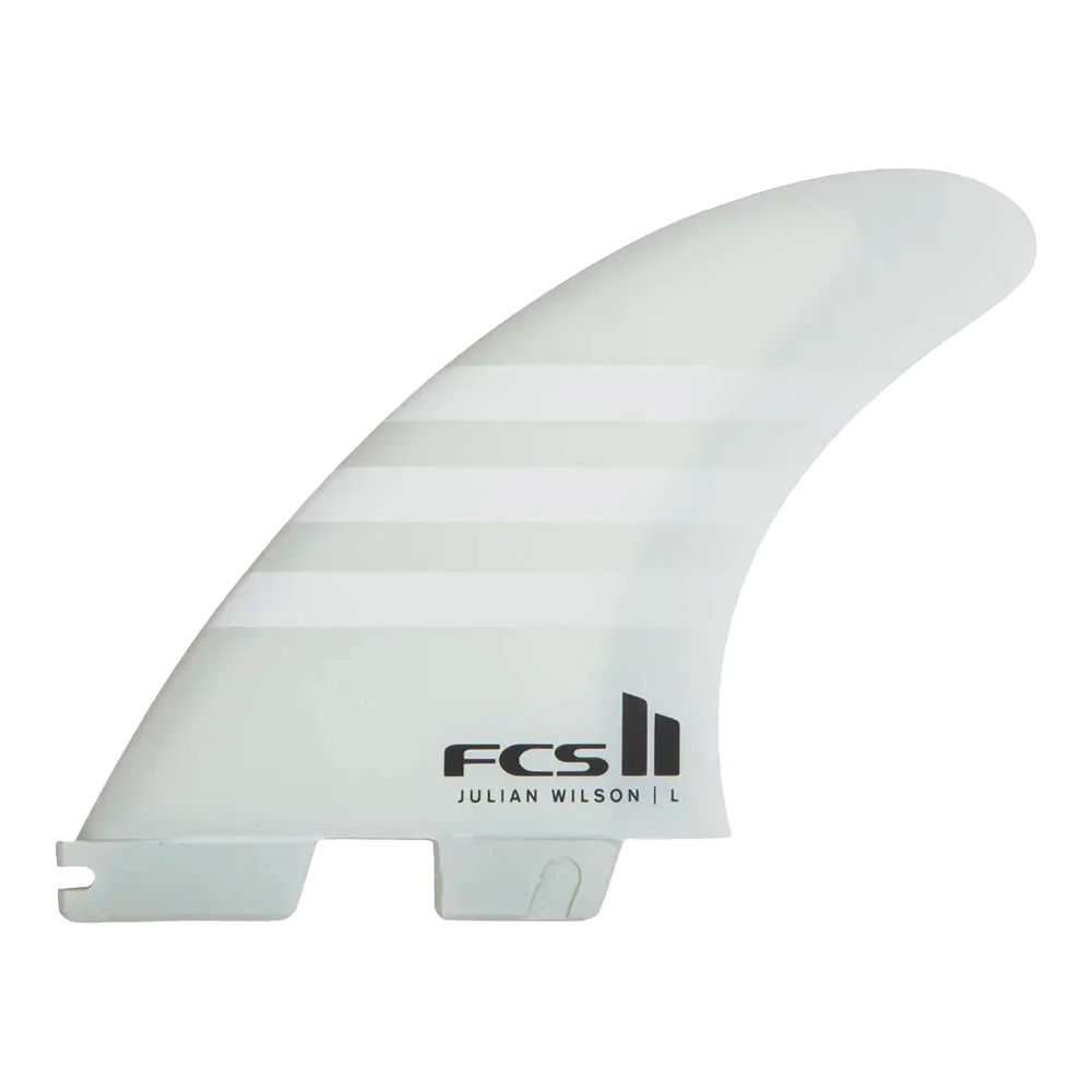FCS II - Ailerons - Julian Wilson tri fin set blanc medium